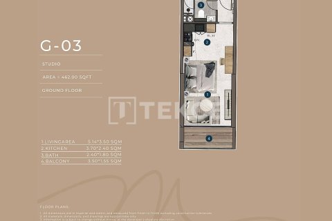 Apartamento en venta en Jumeirah Village Circle, Dubai, EAU 1 dormitorio, 72 m2 № 730827 - foto 15