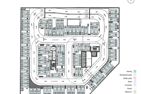 Byt v Dubai Land, SAE 1 pokoj, 43 m² Č.: 730824 - fotografie 17