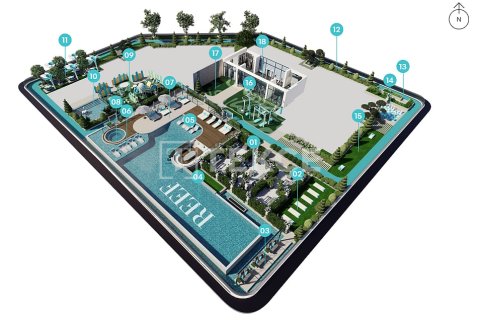 Byt v Dubai Land, SAE 1 pokoj, 43 m² Č.: 730824 - fotografie 15