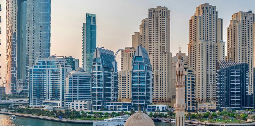 דירה ב Dubai Marina, Dubai, איחוד האמירויות 2 חדרי שינה, 143.6 מ"ר מספר 652240