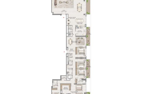 Пәтер Dubai Harbour, Дубай, БАӘ-да 1 жатын бөлме, 53 м² № 690172 - фото 7