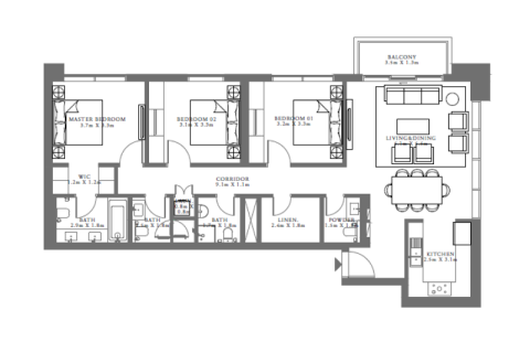 Lakás itt: Dubai Hills Estate, EAE, 1 hálószoba, azonosító: 690173 - fénykép 8