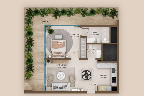 Appartement te koop in Dubai, VAE 1 kamer, 36 vr.m., nr 732379 - foto 6