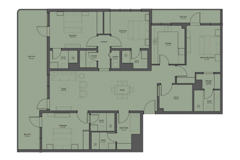 Apartman u gradu Dubai Land, UAE 1 soba, 38 m2 Br. 732378 - Slika 10