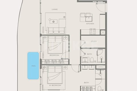شقة للبيع في Arjan، دبي، الإمارات العربية المتحدة 2 غرفة نوم ، 130 متر مربع ، رقم 766530 - صورة 27