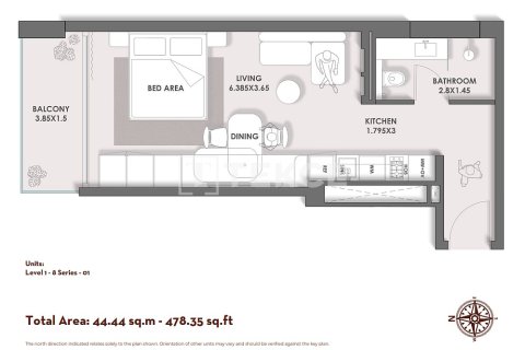 Appartement à vendre à  Al Satwa, Dubai, EAU 1 chambre, 86 m2 № 766533 - photo 22