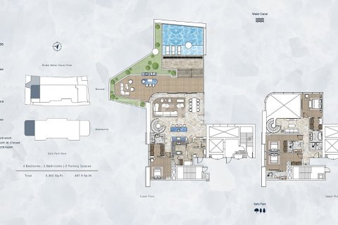 Tvåvåningshus till försäljning i Al Wasl, Dubai, UAE 4 sovrum, 636 kvm Nr. 738766 - fotografi 23