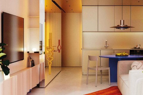 Apartmen di Vibe by Arsenal East di Al Satwa, Dubai, UAE 1 bilik tidur, 58 meter persegi № 680578