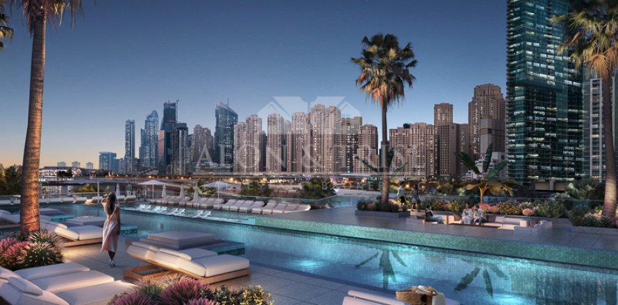 Huoneisto BLUEWATERS BAY Jumeirah Beach Residence, Dubai, Arabiemiraatit 2 makuuhuonetta, 155 m2 № 649340
