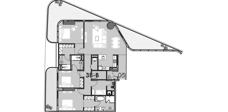 Apartment in Do Hotels & Residences in Dubai, UAE 3 bedrooms, 209.23 sq.m. № 706295