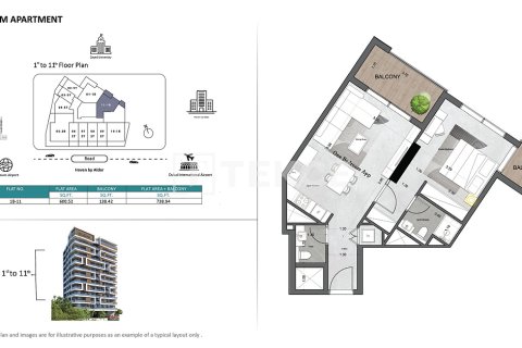 Lakás itt: Dubai Land, EAE, 1 szoba, 39 m², azonosító: 751361 - fénykép 22