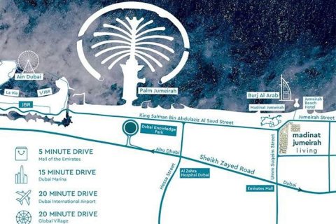 Leilighet til salgs i Umm Suqeim, Dubai, Emiratene 2 soverom, 182 kvm Nr. 659310 - Foto 9