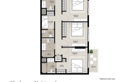 Appartement te koop in Town Square, Dubai, VAE 1 slaapkamer, 56 vr.m., nr 728442 - foto 11