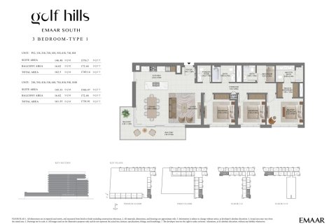 Appartement te koop in Dubai South (Dubai World Central), Dubai, VAE 1 slaapkamer, 62 vr.m., nr 728440 - foto 14