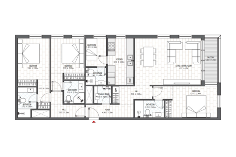 Apartament në Muwaileh Commercial, Sharjah, Emiratet e Bashkuara Arabe 1 dhomë gjumi, 47 m2. № 732613 - Foto 9