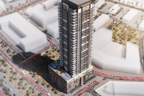 Apartment til salg i Jumeirah Village Circle, Dubai, UAE 1 værelse, 38 kvm № 732610 - foto 3