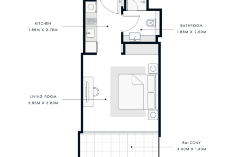 Apartment til salg i Mohammed Bin Rashid City, Dubai, UAE 1 soveværelse, 35 kvm № 732491 - foto 6