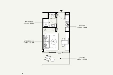 Apartamento para venda em Dubai, EAU 34 m2 № 751864 - foto 10