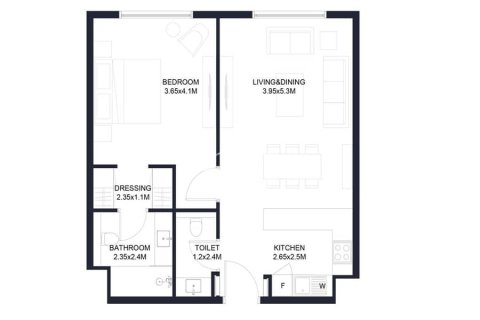 Apartament de vânzare în Aljada, Sharjah, EAU 1 dormitor, 64 mp.  №642921 - poză 10