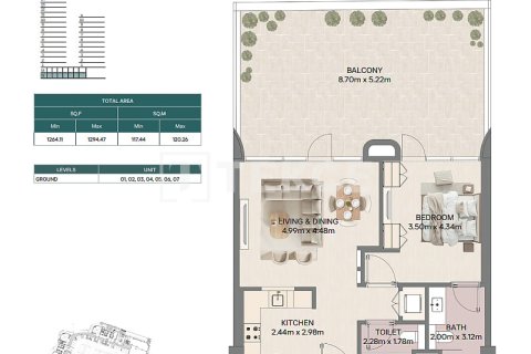 Apartment in Ras Al Khaimah, UAE 1 bedroom, 82 sq.m. № 726712 - photo 15