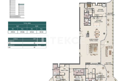 Bliźniak na sprzedaż w Ras Al Khaimah, ZEA 3 sypialnie, 268 mkw., nr 726714 - zdjęcie 20