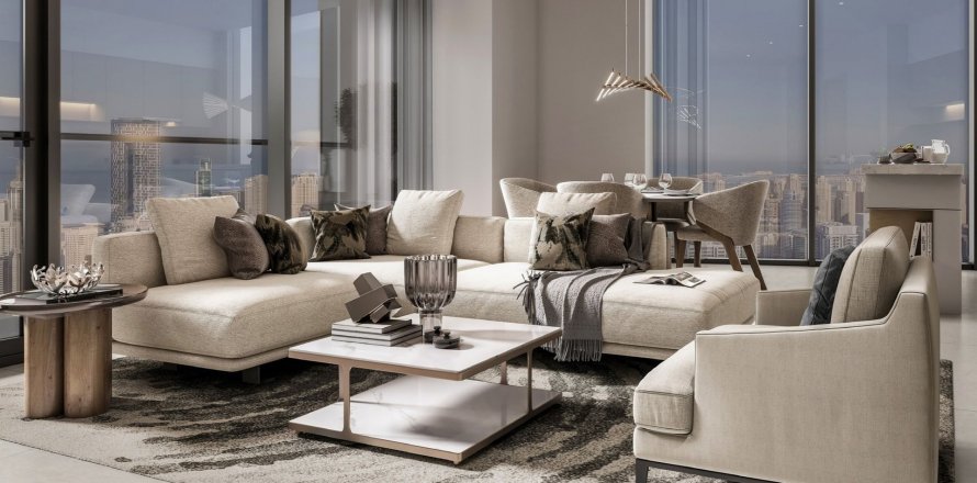Apartemen di The Serene at Sobha Central di Dubai, UEA 1 kamar tidur, 48.12 m2 nomor 630656