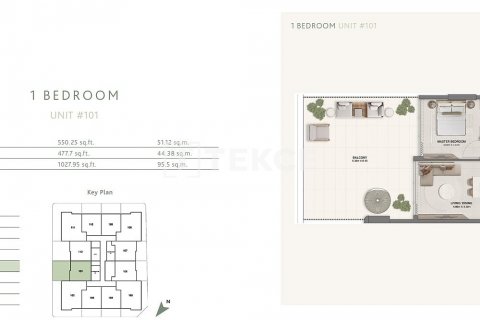 Müüa korter asukohaga Meydan, Dubai, AÜE: 1 magamistoaga, 65 m² Nr 634480 - pilt 20