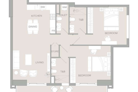 Dubai Sports City, Dubai, BAE’de satılık daire 1 oda, 42 m&sup2; No 689664 - fotoğraf 5