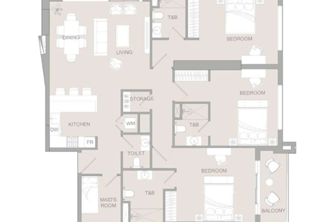 Dubai Sports City, Dubai, BAE’de satılık daire 1 oda, 42 m&sup2; No 689664 - fotoğraf 6