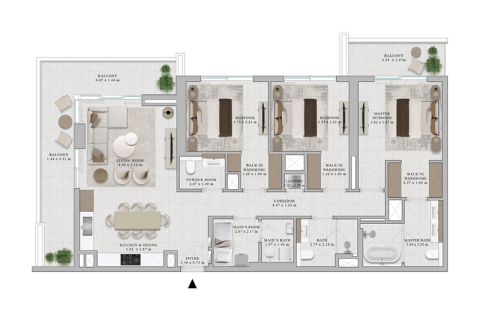 Lakás itt: Dubai Hills Estate, EAE, 1 hálószoba, 69 m², azonosító: 689663 - fénykép 5