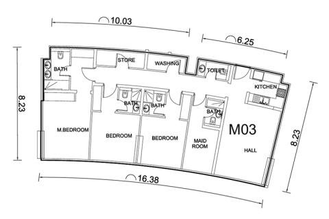 Palm Jumeirah, Dubai, BAE’de satılık daire 1 oda No 689665 - fotoğraf 4