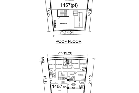 Palm Jumeirah, Dubai, BAE’de satılık daire 1 oda No 689665 - fotoğraf 9