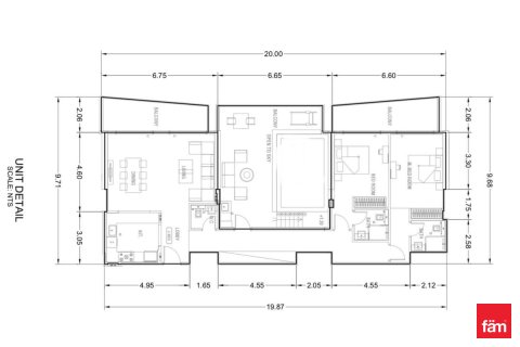 Huoneisto Dubai, Arabiemiraatit 2 makuuhuonetta, 178.4 m2 № 713049 - kuva 24