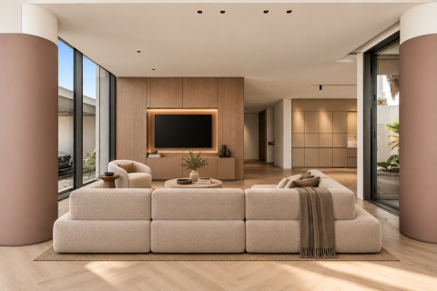 Vilë në Dubai, Emiratet e Bashkuara Arabe 5 dhoma gjumi, 628.58 m2. № 764387