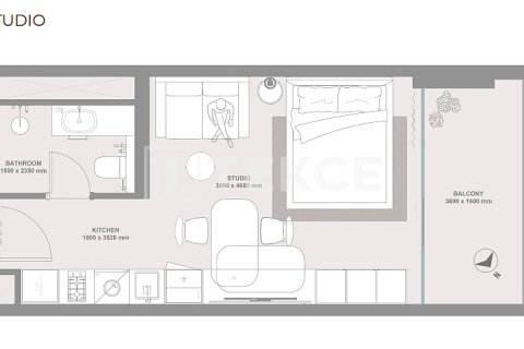 Dzīvoklis Al Satwa, Dubaijā, AAE 1 istaba, 60 m2 Nr. 763403 - attēls 16