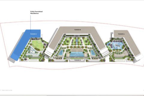 Apartmen di Umm Al Quwain Marina, UAE 2 bilik tidur, 60.63 meter persegi № 748924 - foto 6