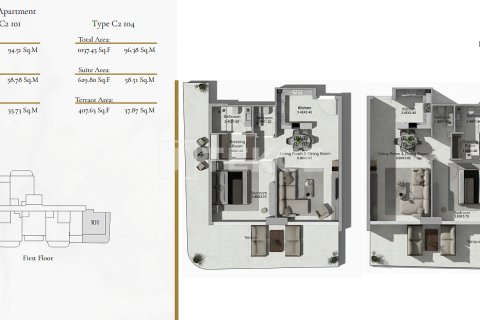 Al Warsan, Dubai, BAE’de satılık daire 1 oda, 36 m² No 730764 - fotoğraf 24