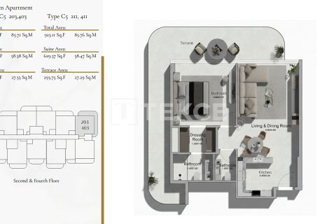 Al Warsan, Dubai, BAE’de satılık daire 1 oda, 36 m² No 730764 - fotoğraf 27