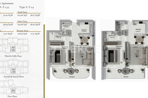 Al Warsan, Dubai, BAE’de satılık daire 1 oda, 36 m² No 730764 - fotoğraf 21