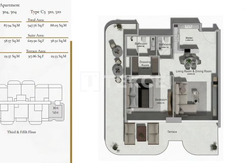 Al Warsan, Dubai, BAE’de satılık daire 1 oda, 36 m² No 730764 - fotoğraf 25