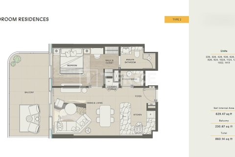 Apartment sa Al Marjan Island, Ras Al Khaimah, UAE 2 silid-tulugan, 118 sq.m. № 687899 - larawan 28