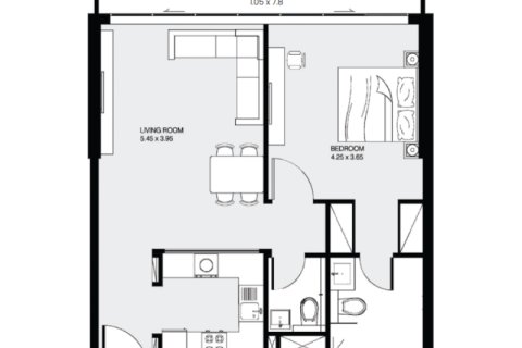 Wohnung zum Verkauf in Al Furjan, Dubai, VAE 1 Schlafzimmer, 40 m2 Nr. 732550 - Foto 5