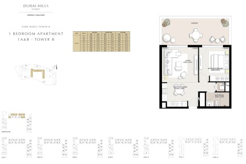 Apartment sa Dubai Hills Estate, UAE 1 silid-tulugan, 60 sq.m. № 728554 - larawan 4