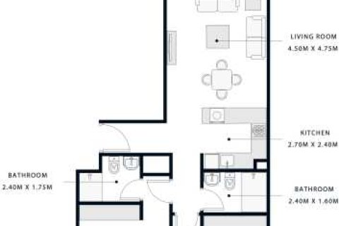 Meydan, Dubai, UAE의 판매용 아파트 31제곱미터 번호 728551 - 사진 6