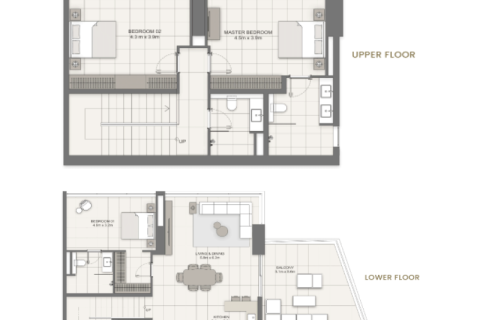 شقة للبيع في مرسى دبي، دبي، الإمارات العربية المتحدة 1 غرفة نوم ، 69 متر مربع ، رقم 690018 - صورة 20