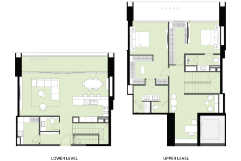 Maritime City, Dubai, UAE의 판매용 아파트 침실 1개, 64제곱미터 번호 690016 - 사진 15