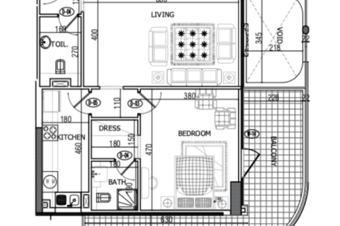 דירה למכירה ב Dubai, איחוד האמירויות  1 חדר שינה, 74 מ"ר, מספר 690014 - תמונה 3