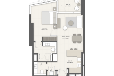 شقة للبيع في مرسى دبي، دبي، الإمارات العربية المتحدة 81 متر مربع ، رقم 690017 - صورة 12