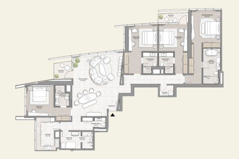 Apartment sa Al Maryah Island, Abu Dhabi, UAE 1 silid-tulugan, 85 sq.m. № 690015 - larawan 13