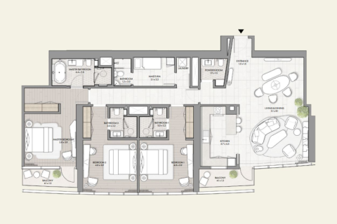 Apartment sa Al Maryah Island, Abu Dhabi, UAE 1 silid-tulugan, 85 sq.m. № 690015 - larawan 12